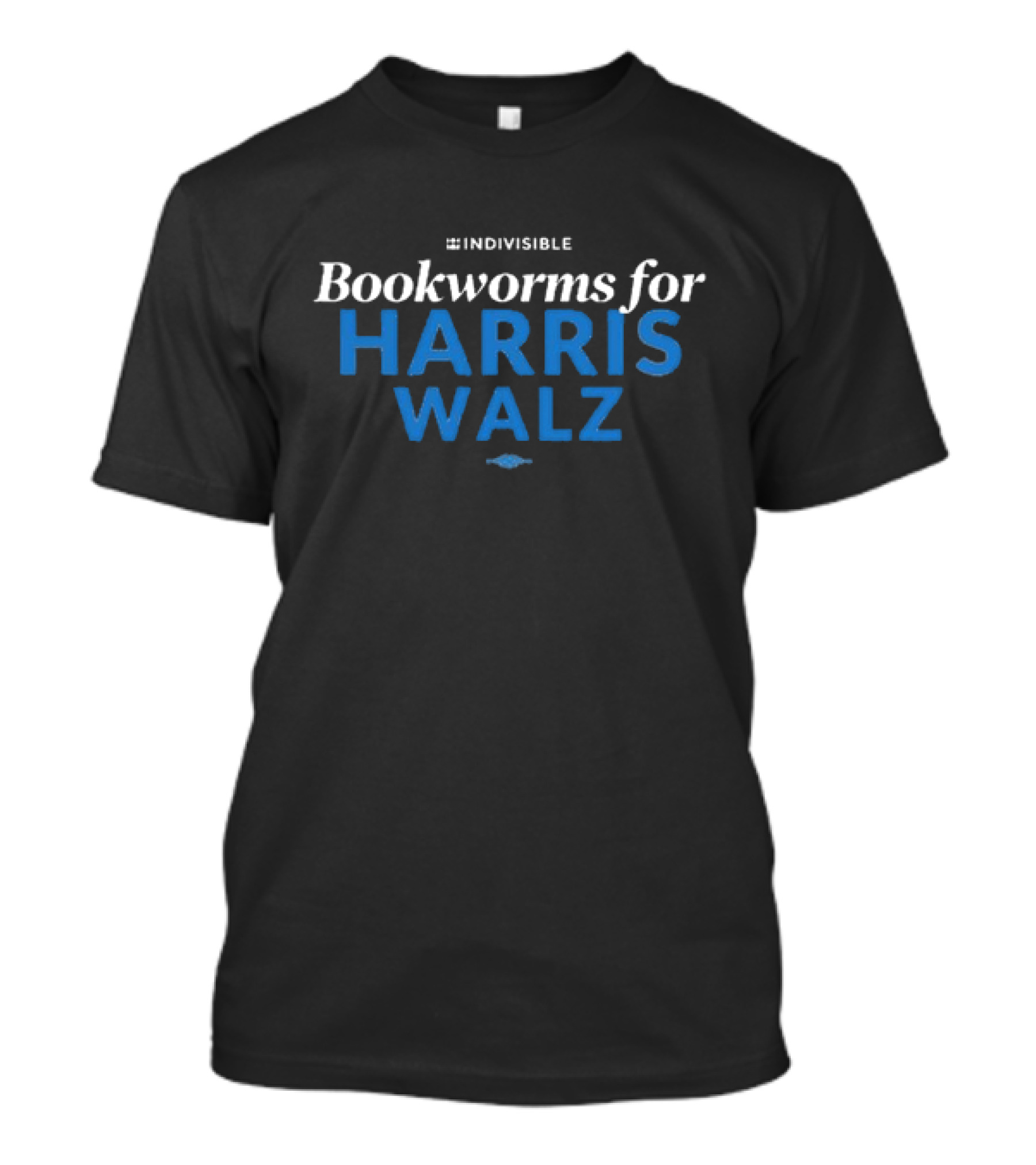 Indivisible Bookworms For Harris Walz T-Shirt