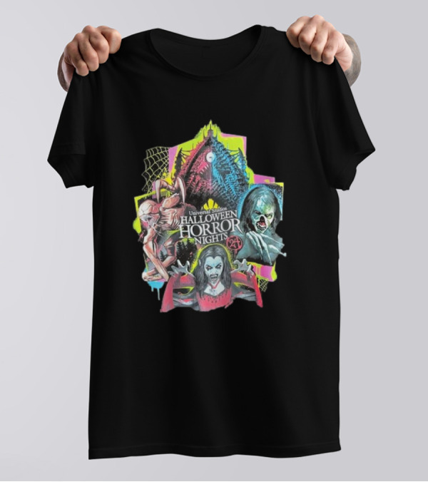 Universal Studios Halloween Horror Nights 24 Creature Ensemble T-Shirt
