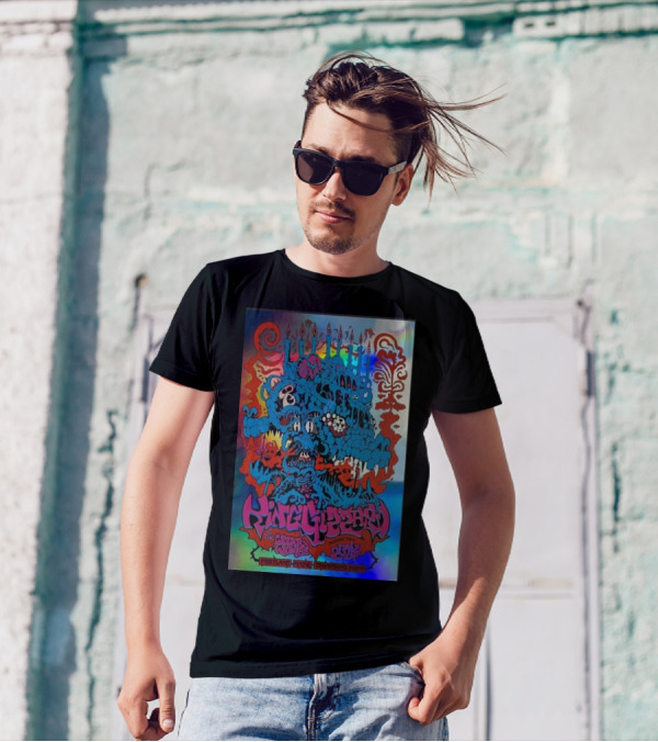 King Gizzard And The Lizard Wizard Portland Maine Thompson's Point August 20 2024 Psychedelic T-Shirt