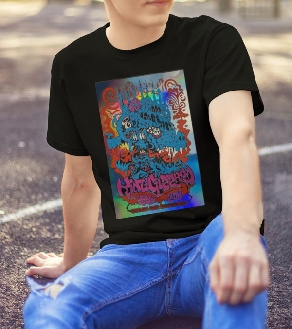 King Gizzard And The Lizard Wizard Portland Maine Thompson's Point August 20 2024 Psychedelic T-Shirt