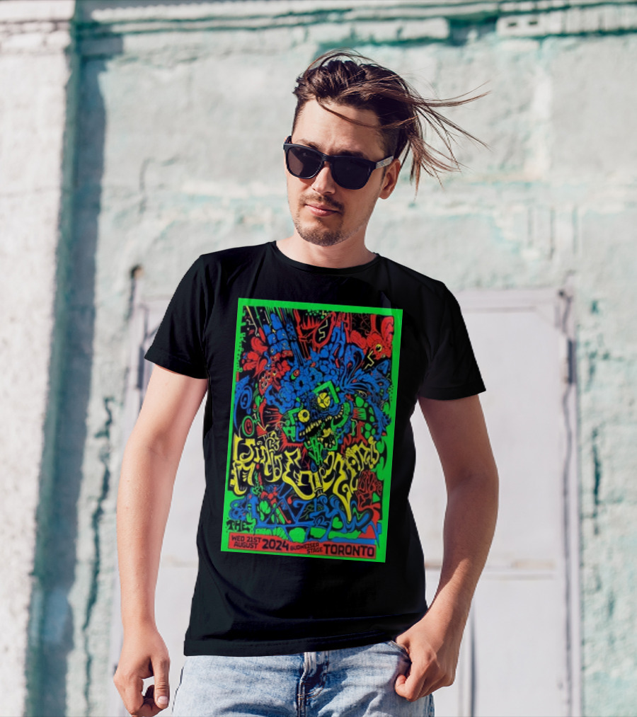 King Gizzard And The Lizard Wizard Tour August 21 2024 Budweiser Stage Toronto Psychedelic T-Shirt