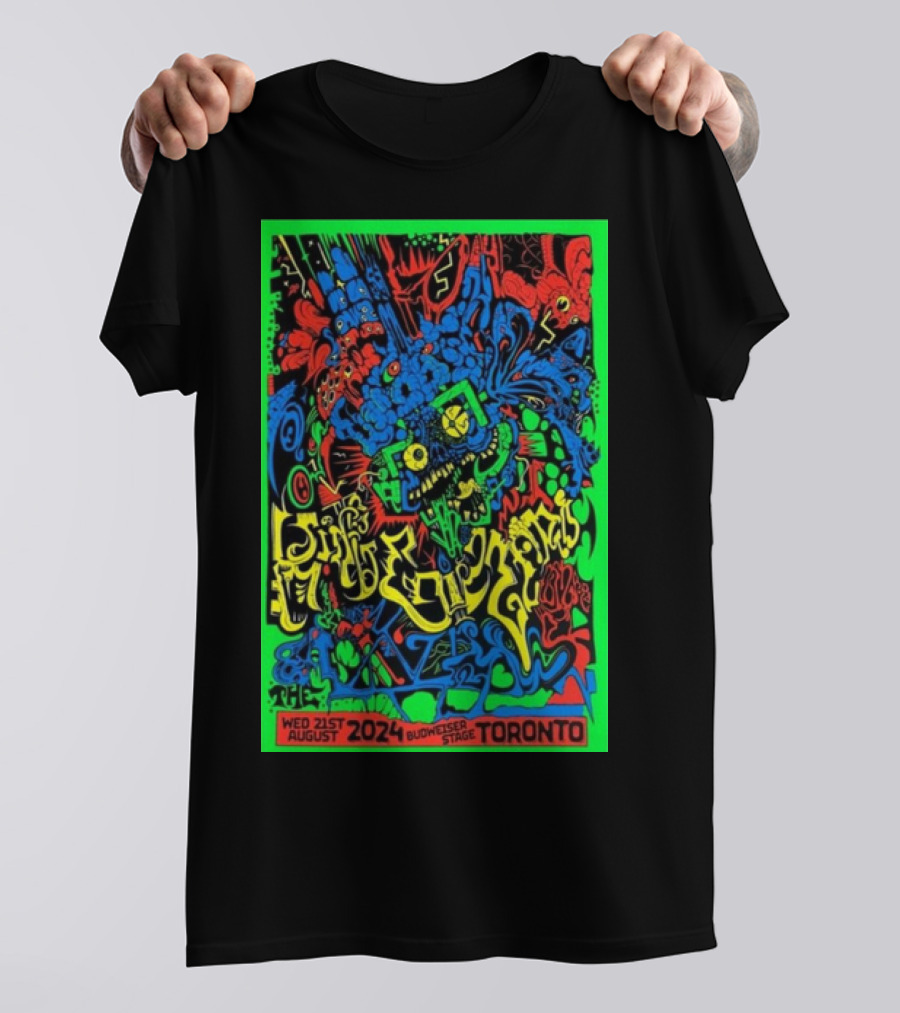 King Gizzard And The Lizard Wizard Tour August 21 2024 Budweiser Stage Toronto Psychedelic T-Shirt