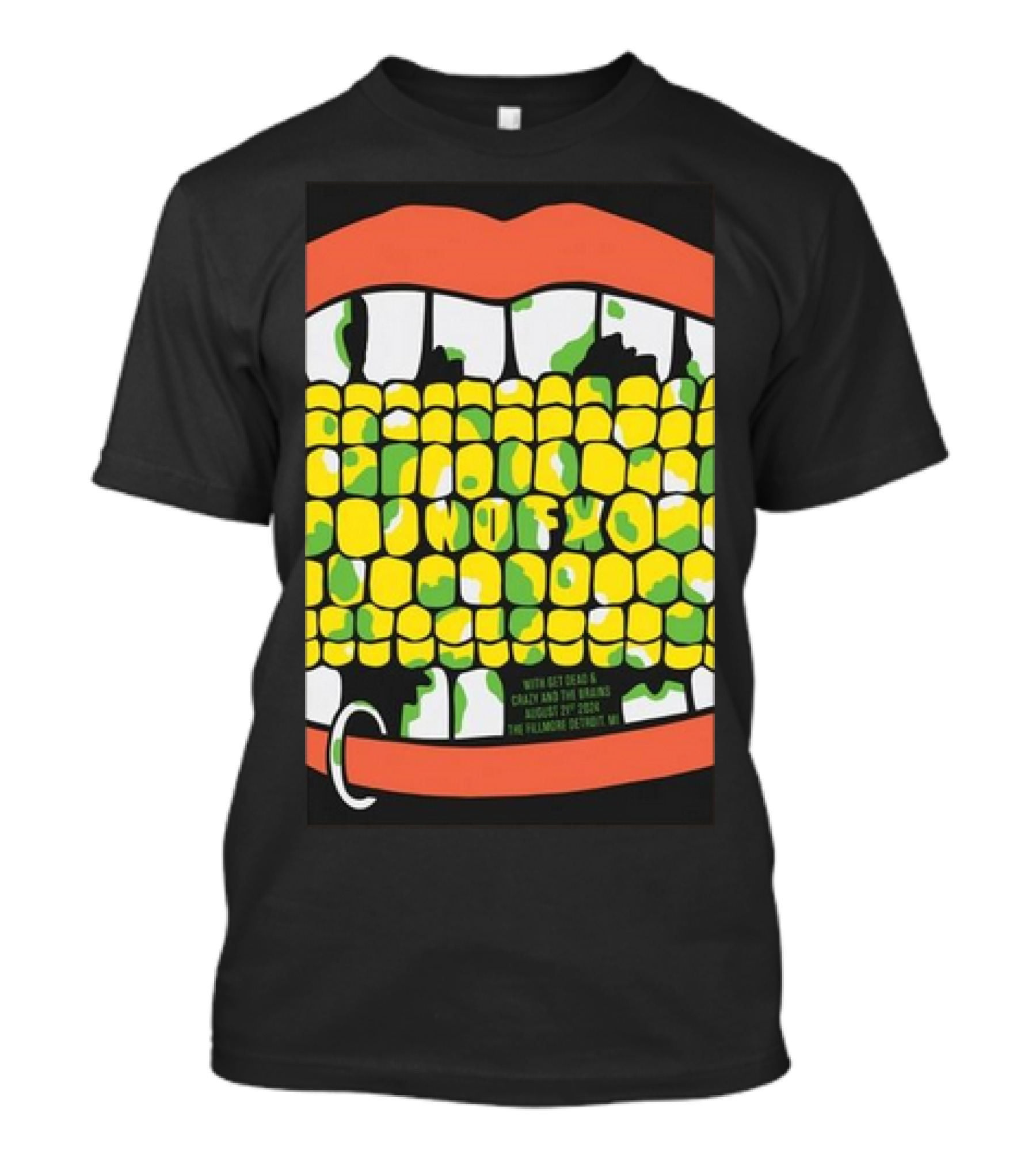 NOFX Final Tour The Fillmore Detroit MI August 21 2024 With Get Dead Codefendants T-Shirt