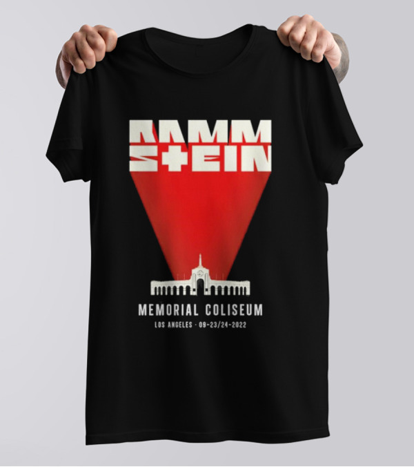 Rammstein Memorial Coliseum Los Angeles 09-23/24-2022 T-Shirt