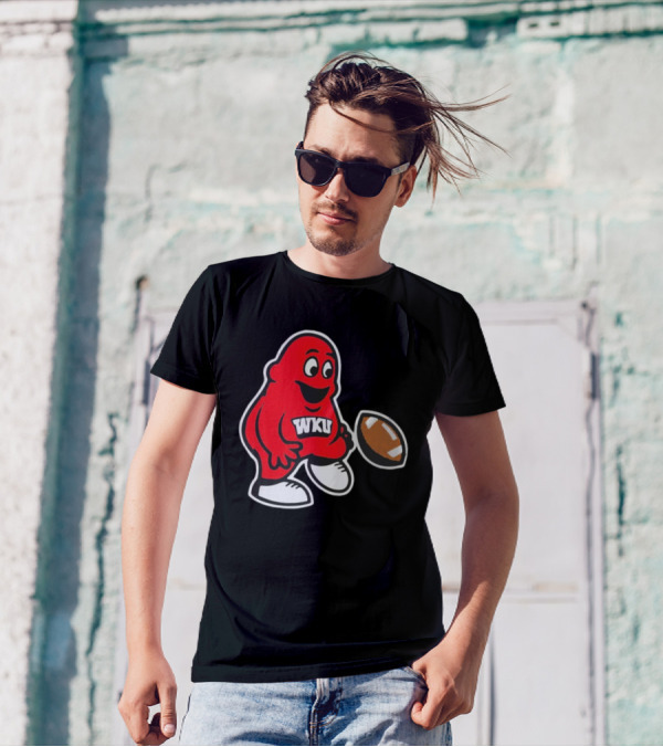 Western Kentucky Hilltoppers WKU Big Red Football Mascot T-Shirt