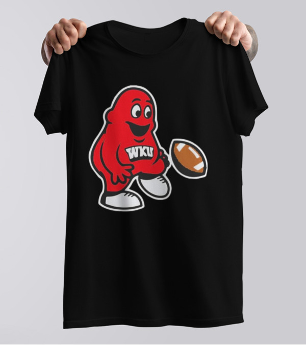Western Kentucky Hilltoppers WKU Big Red Football Mascot T-Shirt