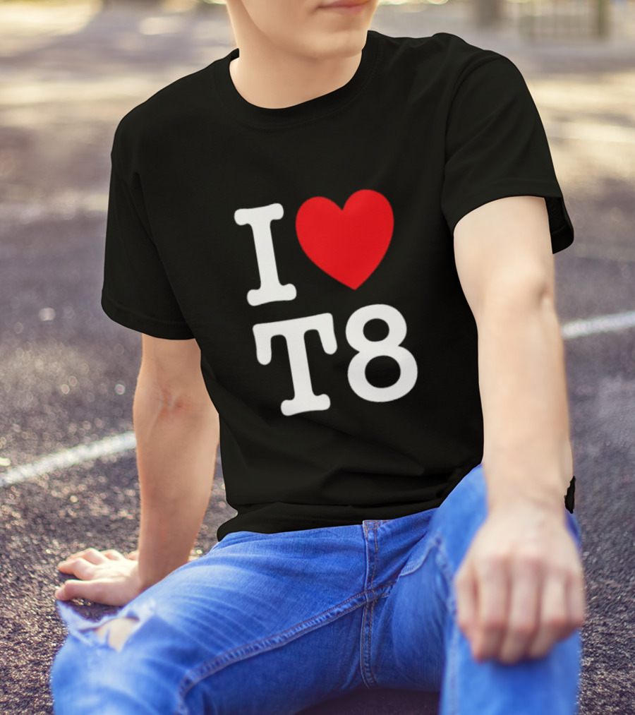 I Love T8 Baby’s First Garden August 22 2024 Heart T-Shirt