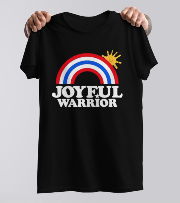 Joyful Warrior Rainbow Sunburst T-Shirt