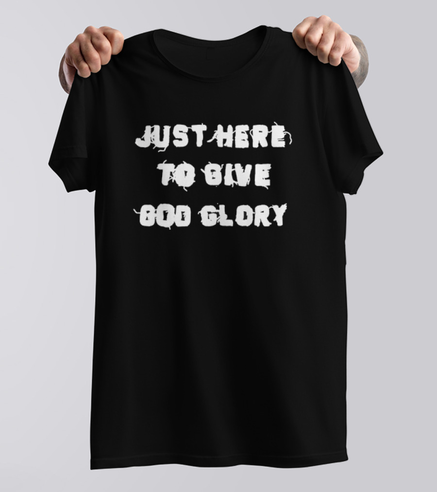 Justin Fields Just Here To Give God Glory T-Shirt
