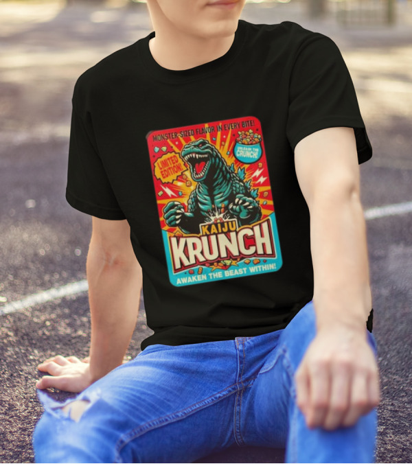 Kaiju Krunch Monster-Sized Flavor Awaken The Beast Within T-Shirt