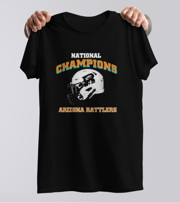 Arizona Rattlers National Champions Football Helmet T-Shirt
