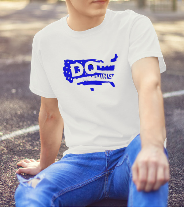 DO SOMETHING USA Flag Map T-Shirt