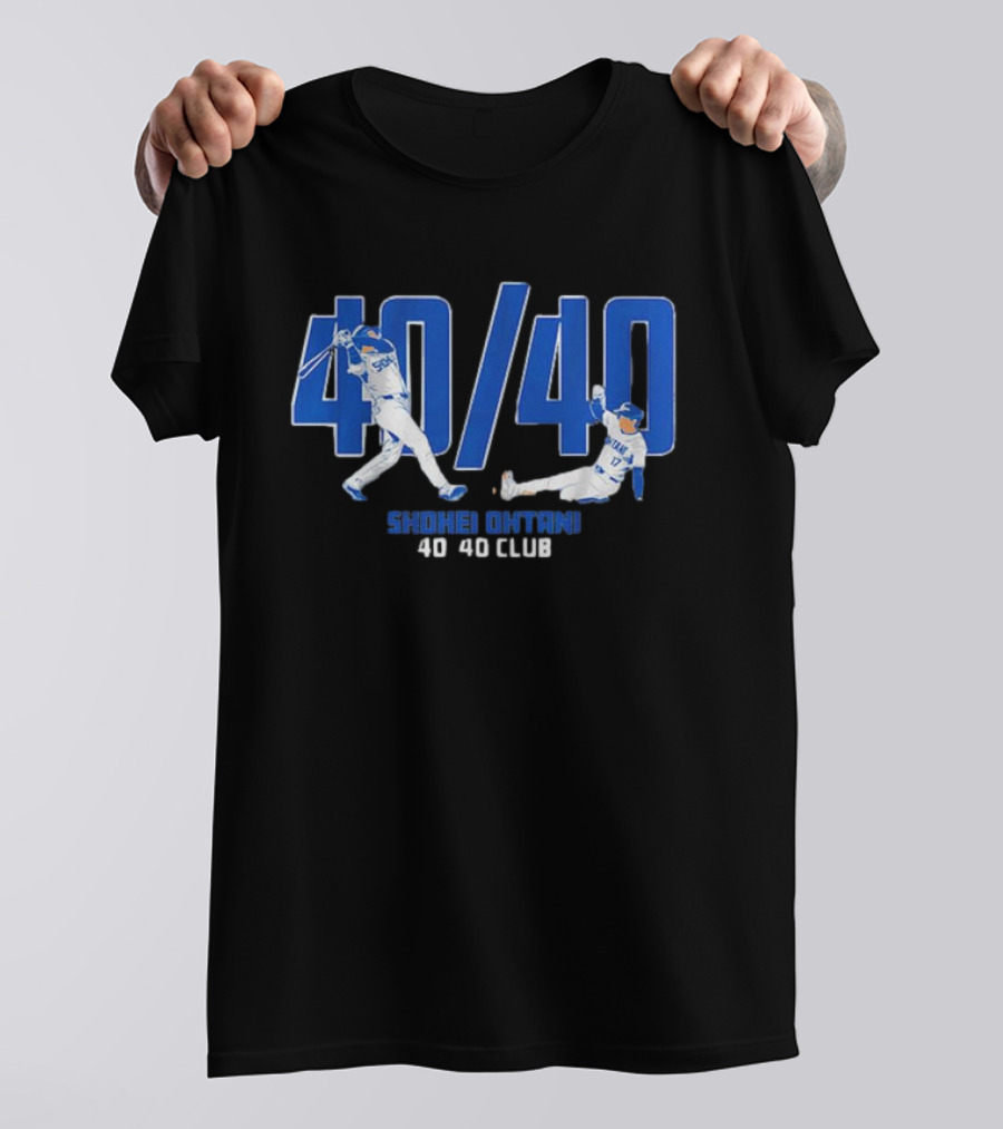 Shohei Ohtani 40/40 Club Los Angeles T-Shirt