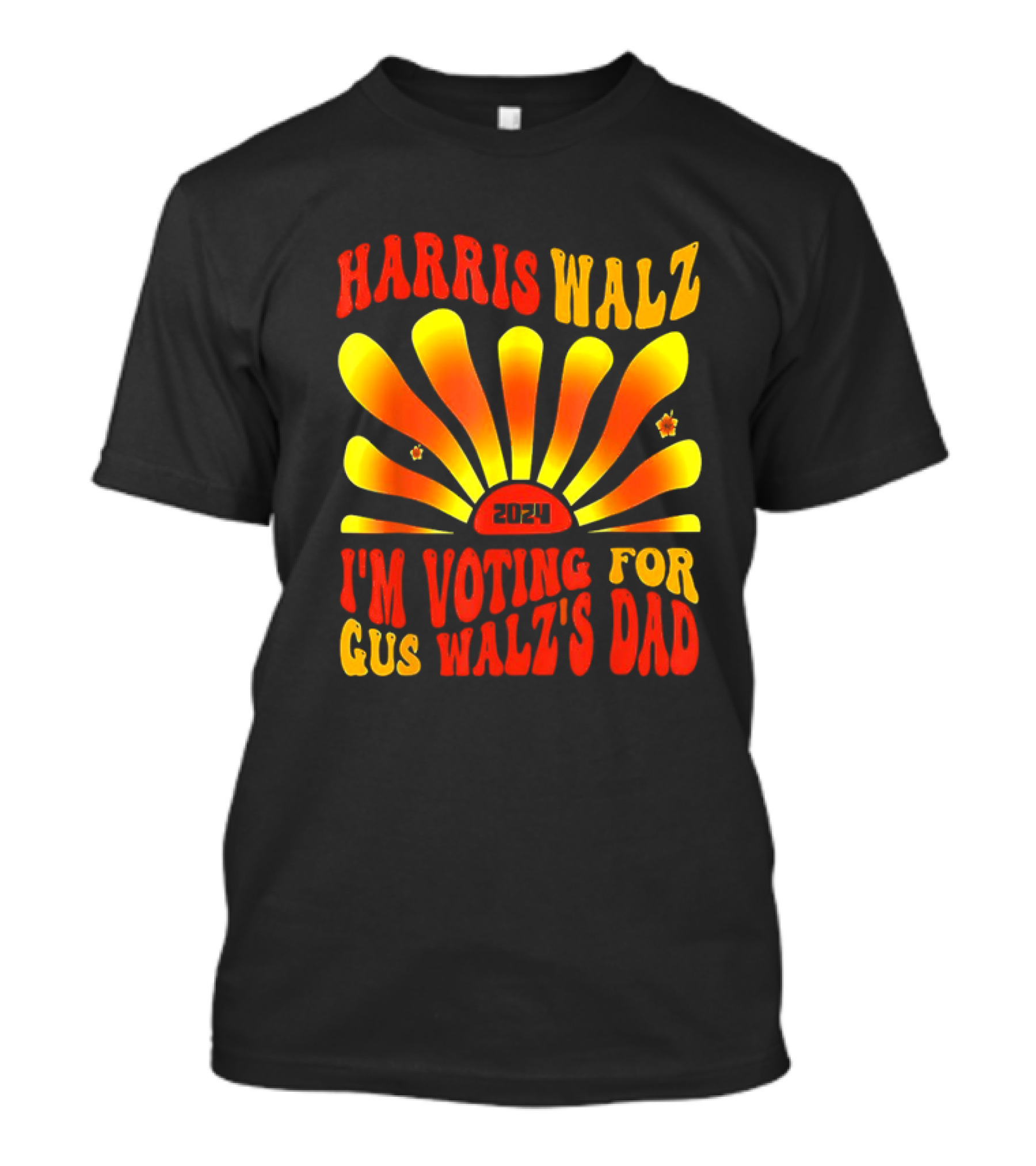Harris Walz 2024 I'm Voting For Gus Walz's Dad Sunrise T-Shirt