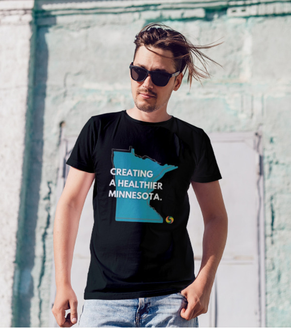 Creating A Healthier Minnesota State Logo With Swirl T-Shirt