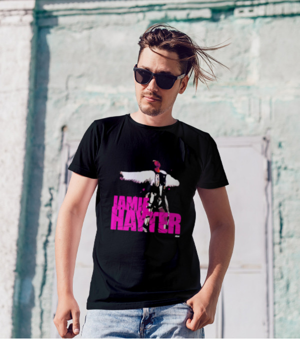 Jamie Hayter Bold Pink Wrestler Aesthetic T-Shirt