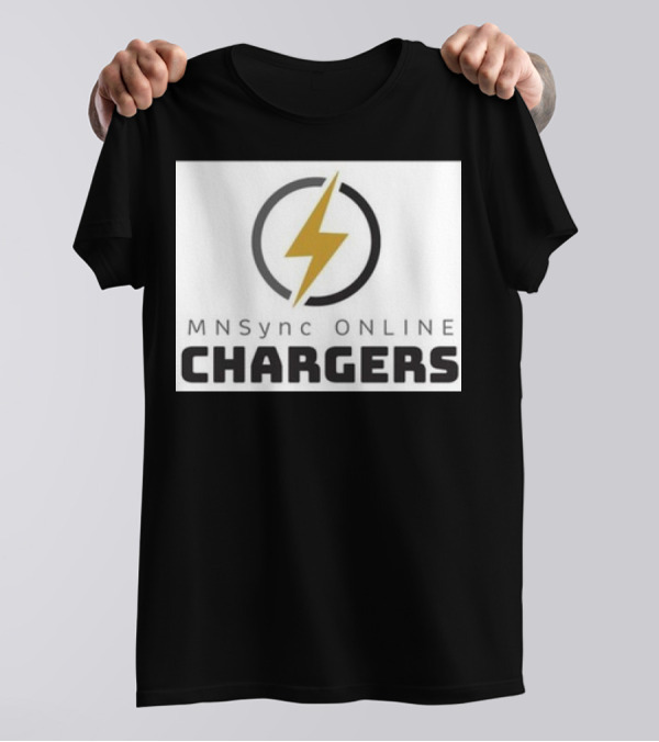 MNSync Online Chargers Lightning Bolt Emblem T-Shirt