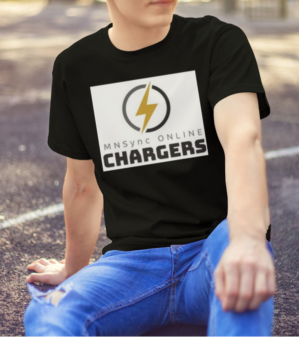 MNSync Online Chargers Lightning Bolt Emblem T-Shirt