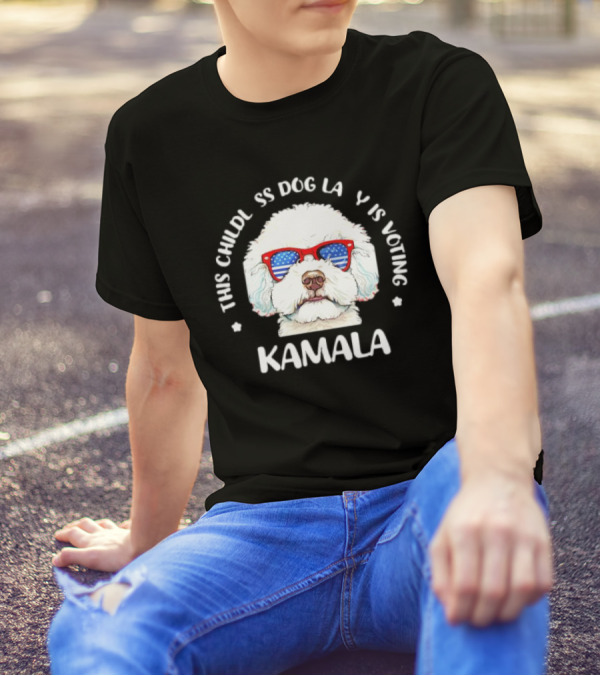This Childless Dog Lady Is Voting Kamala T-Shirt