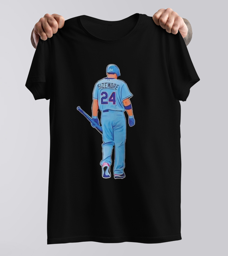 White Sox Grady Sizemore 24 Baseball Player Ladies Boyfriend T-Shirt