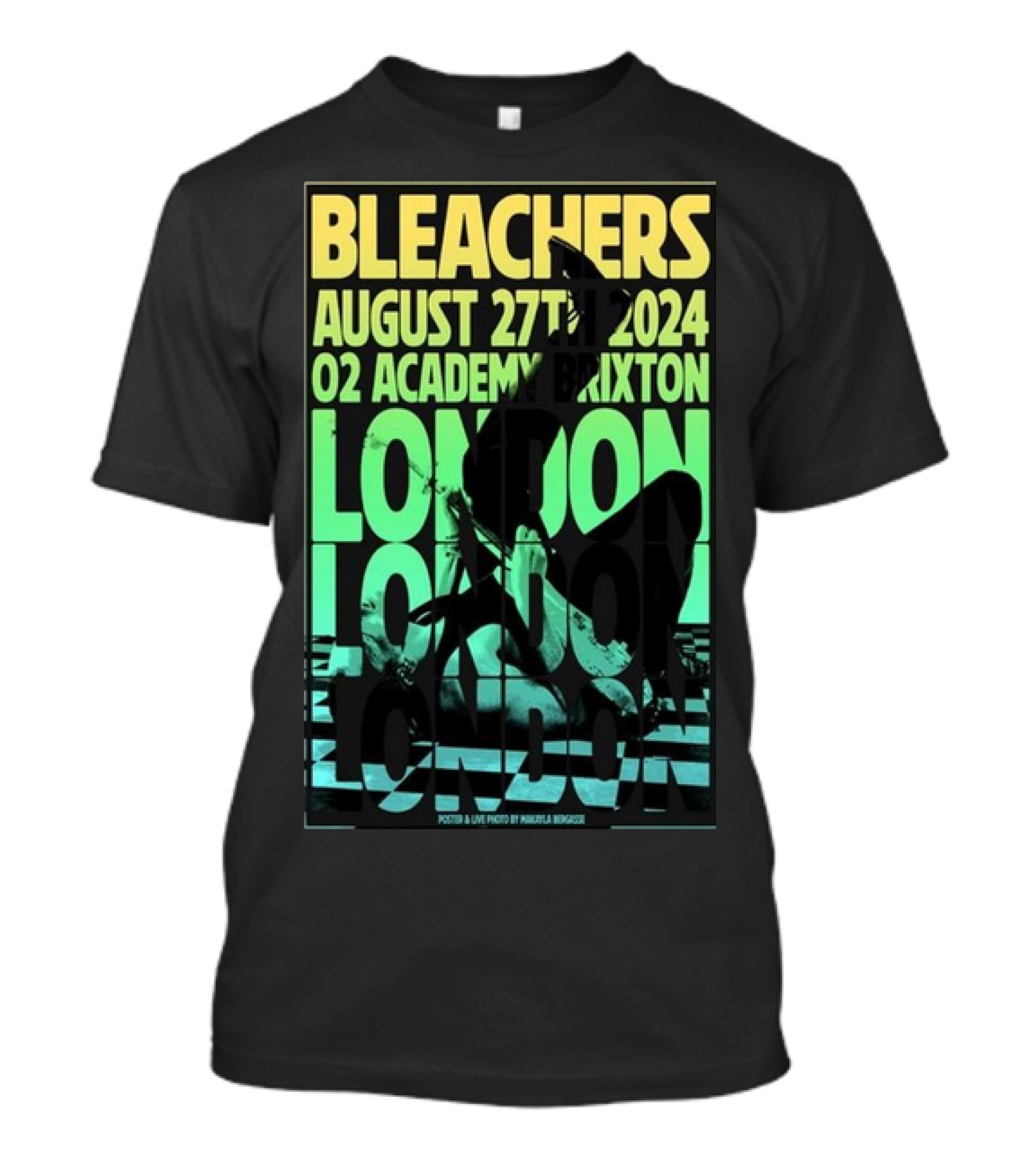Bleachers O2 Academy Brixton London August 27th 2024 Live Photo By Mauricio Morales T-Shirt