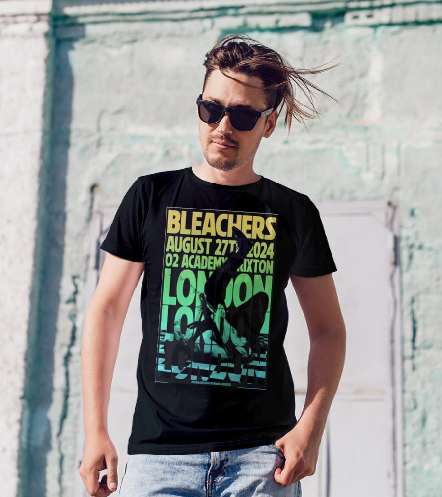 Bleachers O2 Academy Brixton London August 27th 2024 Live Photo By Mauricio Morales T-Shirt