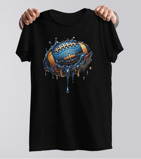 Code Blue Football Dripping Fantasy T-Shirt
