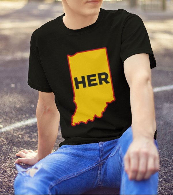 Indiana HER Map T-Shirt