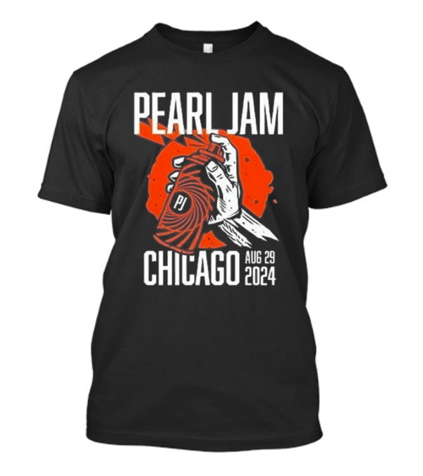 Pearl Jam Chicago Aug 29 2024 PJ Event T-Shirt