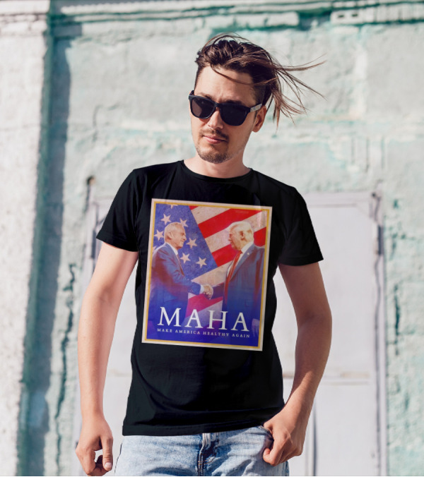 Robert F. Kennedy Jr. And Donald Trump MAHA Make America Healthy Again Vintage T-Shirt