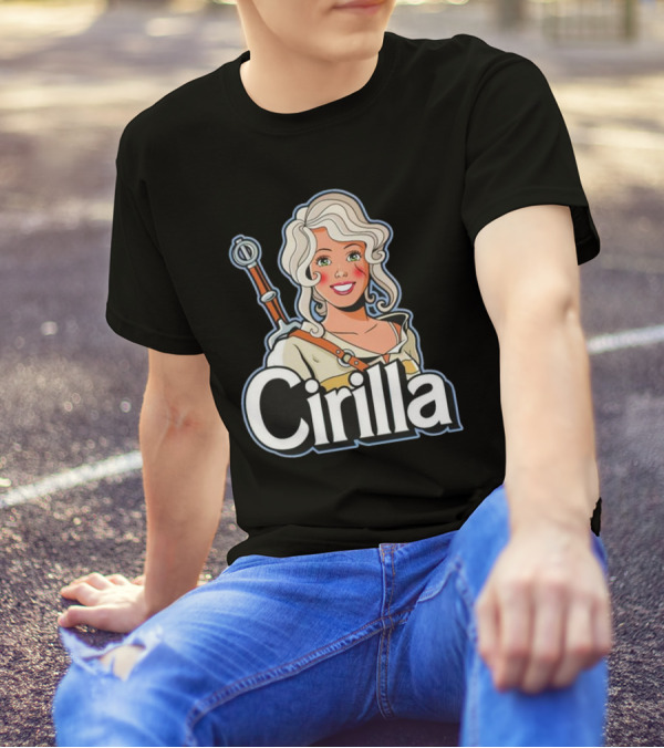 Cirilla Cartoon Style The Witcher Ciri T-Shirt