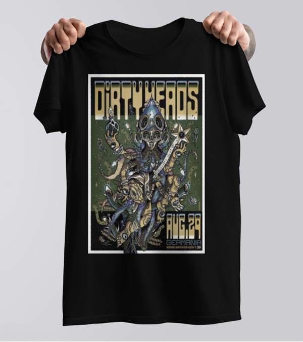 Dirty Heads Germania Insurance Amphitheater Aug 29 Austin TX Surreal Creature T-Shirt