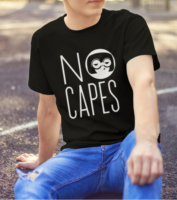 Edna Mode No Capes The Incredibles Disney Logo Iconic T-Shirt