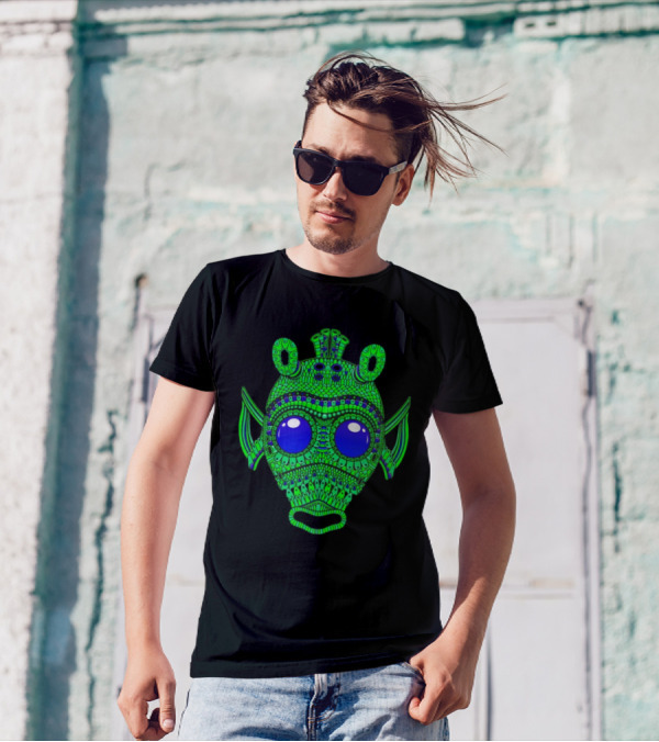 Greedo The Bounty Hunter Alien Mask T-Shirt
