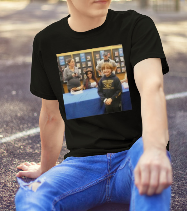 Jake Shane With Nicole Snooki Lavelle Venice Beach Surf Wear T-Shirt
