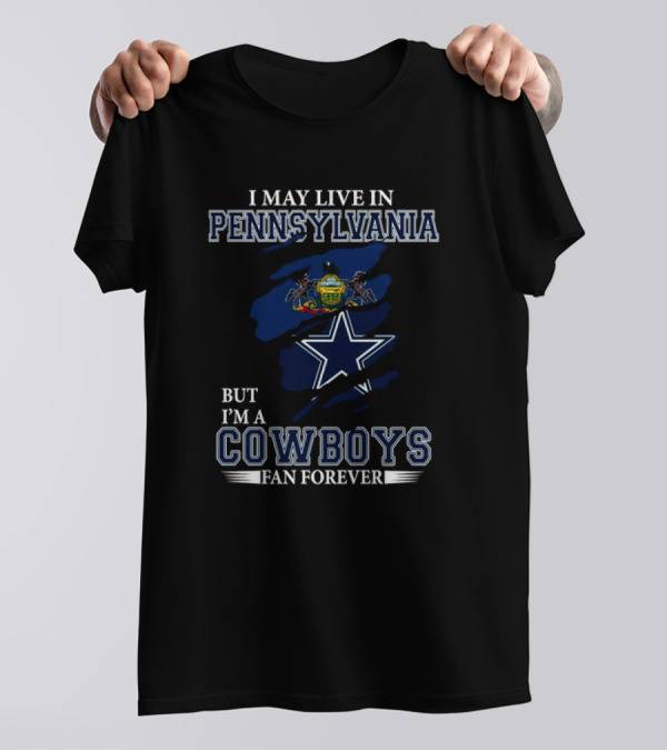 Pennsylvania Resident Dedicated Dallas Cowboys Fan Forever NFL T-Shirt