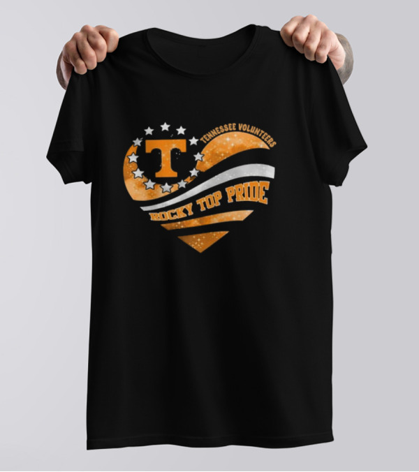 Tennessee Volunteers Heart T Rocky Top Pride T-Shirt