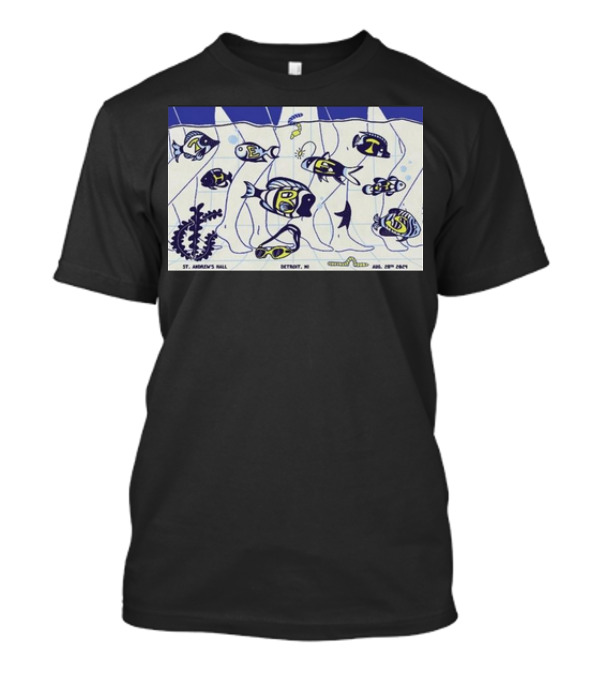 The Beths Concert August 28 2024 St. Andrew's Hall Detroit Michigan Aquarium T-Shirt