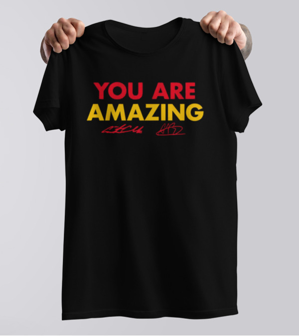 YOU ARE AMAZING Caitlin Clarkand Aliyah Boston T-Shirt