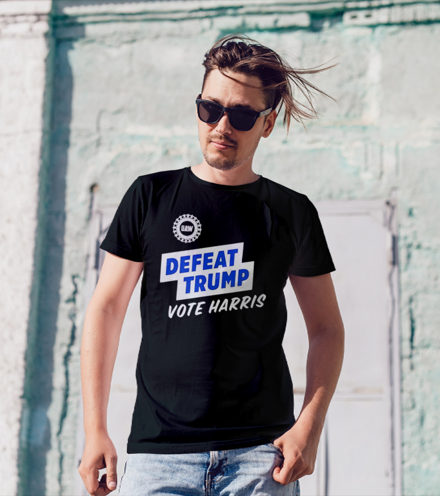 UAW Defeat Trump Vote Harris T-Shirt