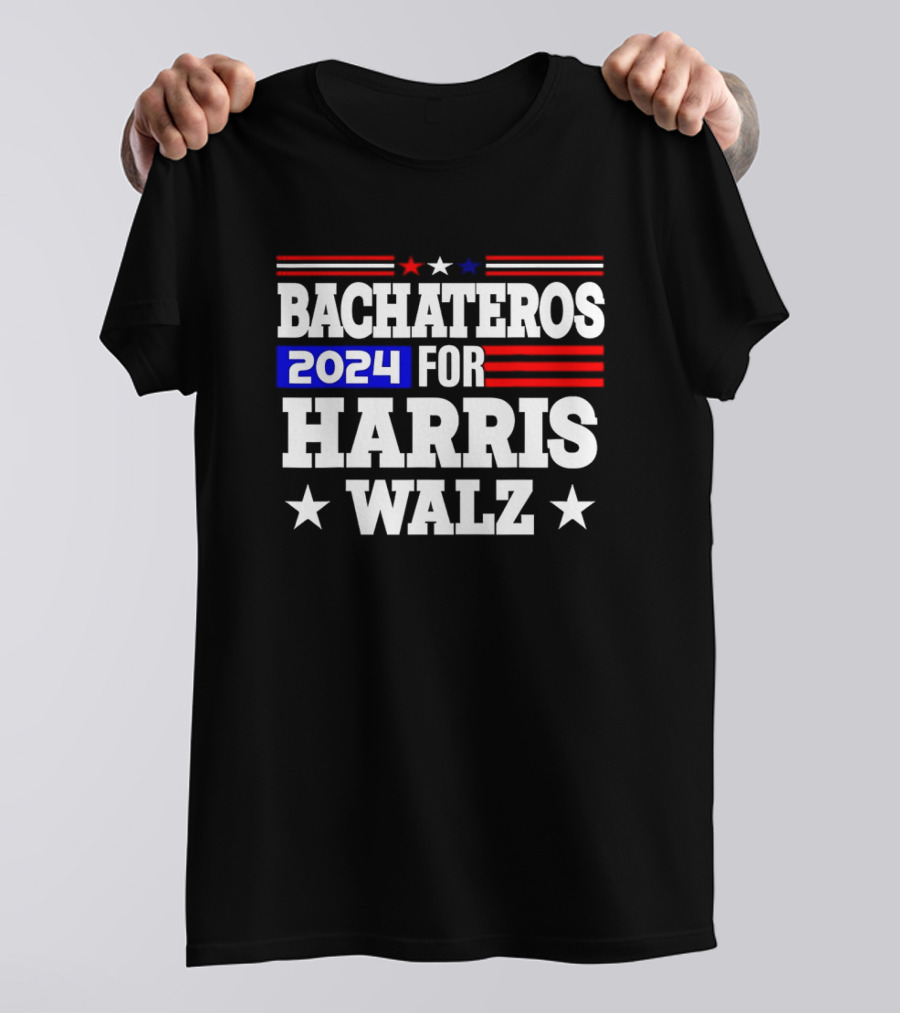 Bachateros 2024 For Harris Walz T-Shirt