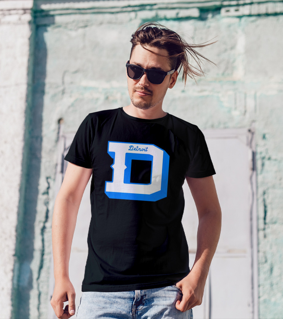 Detroit Lions Football Detroit D T-Shirt