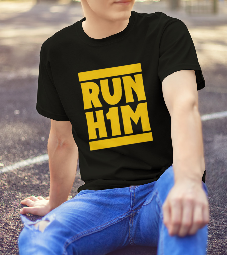 RUN H1M Street Art Graffiti T-Shirt