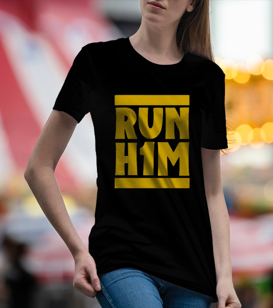 RUN H1M Street Art Graffiti T-Shirt