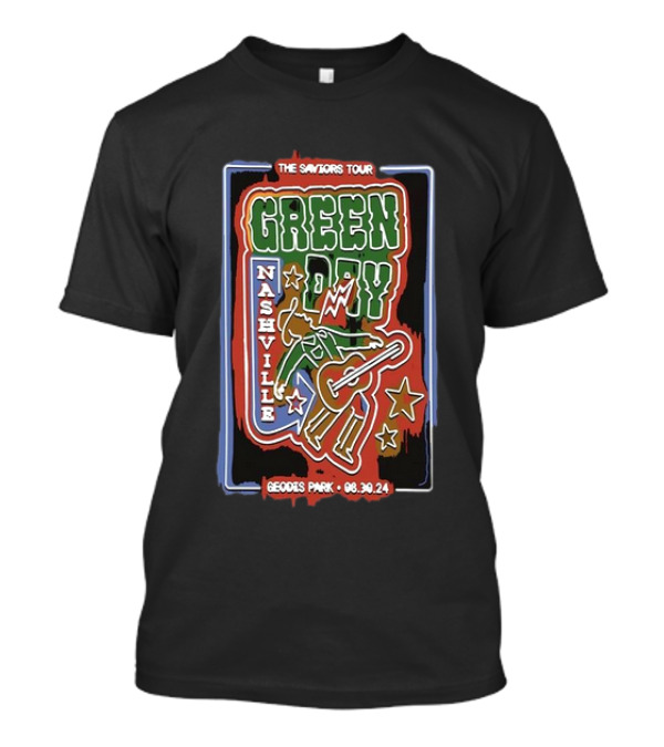 The Saviors Tour Green Day Nashville Geodis Park 08.30.24 T-Shirt
