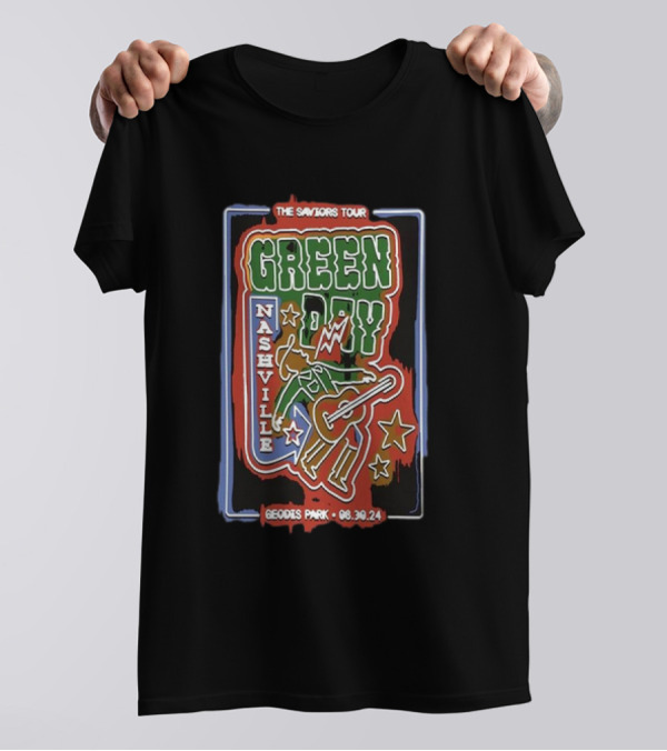 The Saviors Tour Green Day Nashville Geodis Park 08.30.24 T-Shirt