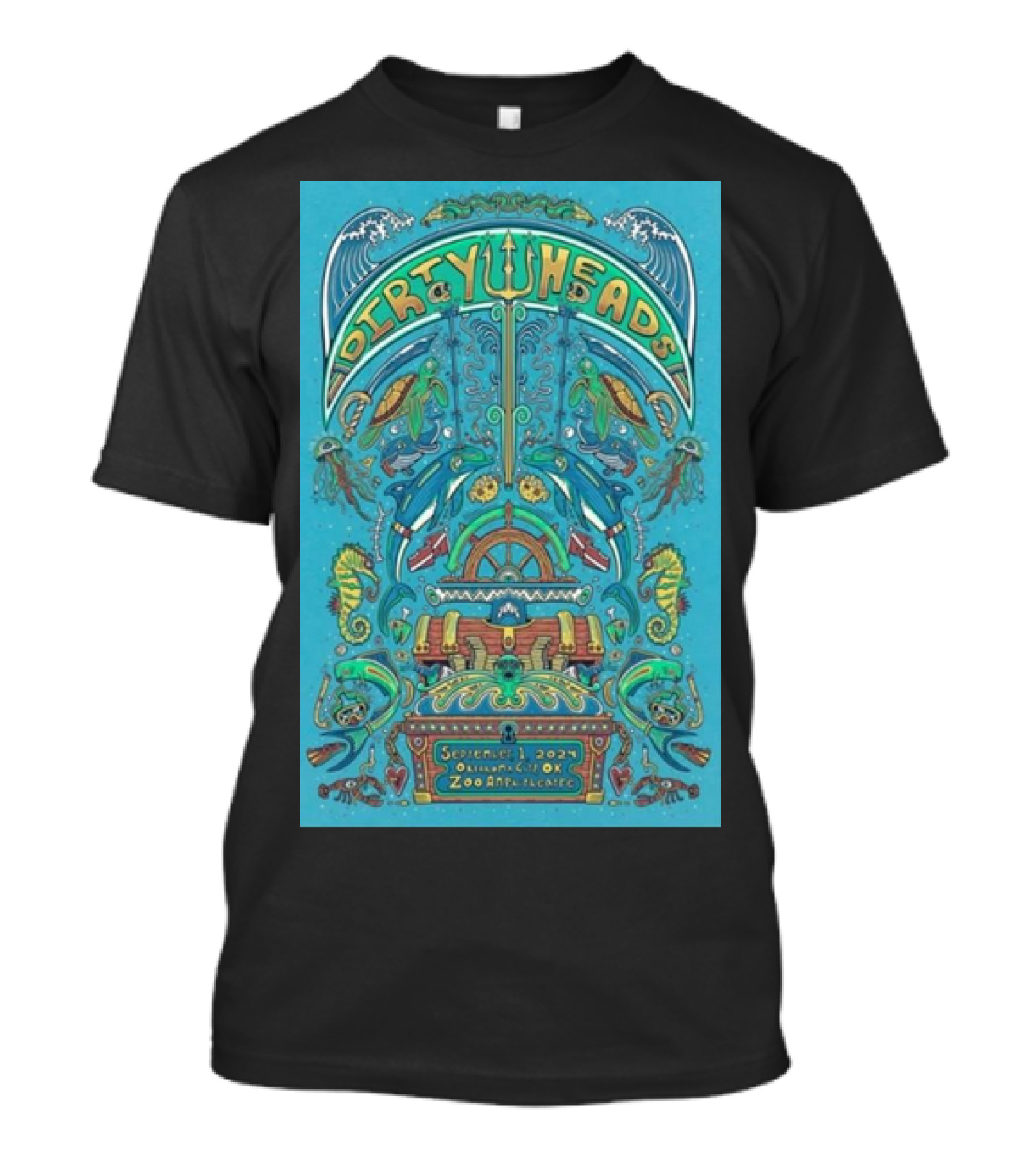 Dirty Heads September 1 2024 Oklahoma City OK Zoo Amphitheatre T-Shirt
