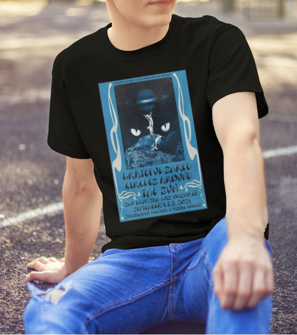 Grateful Shred Circles Around The Sun San Luis Obispo September 4 And 5 2024 Stella Ruze Imaad Wasif T-Shirt