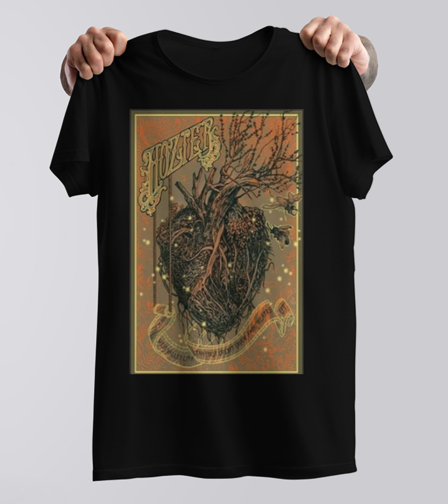 Hozier Aug 31 2024 West Valley City, UT Heart Tree T-Shirt