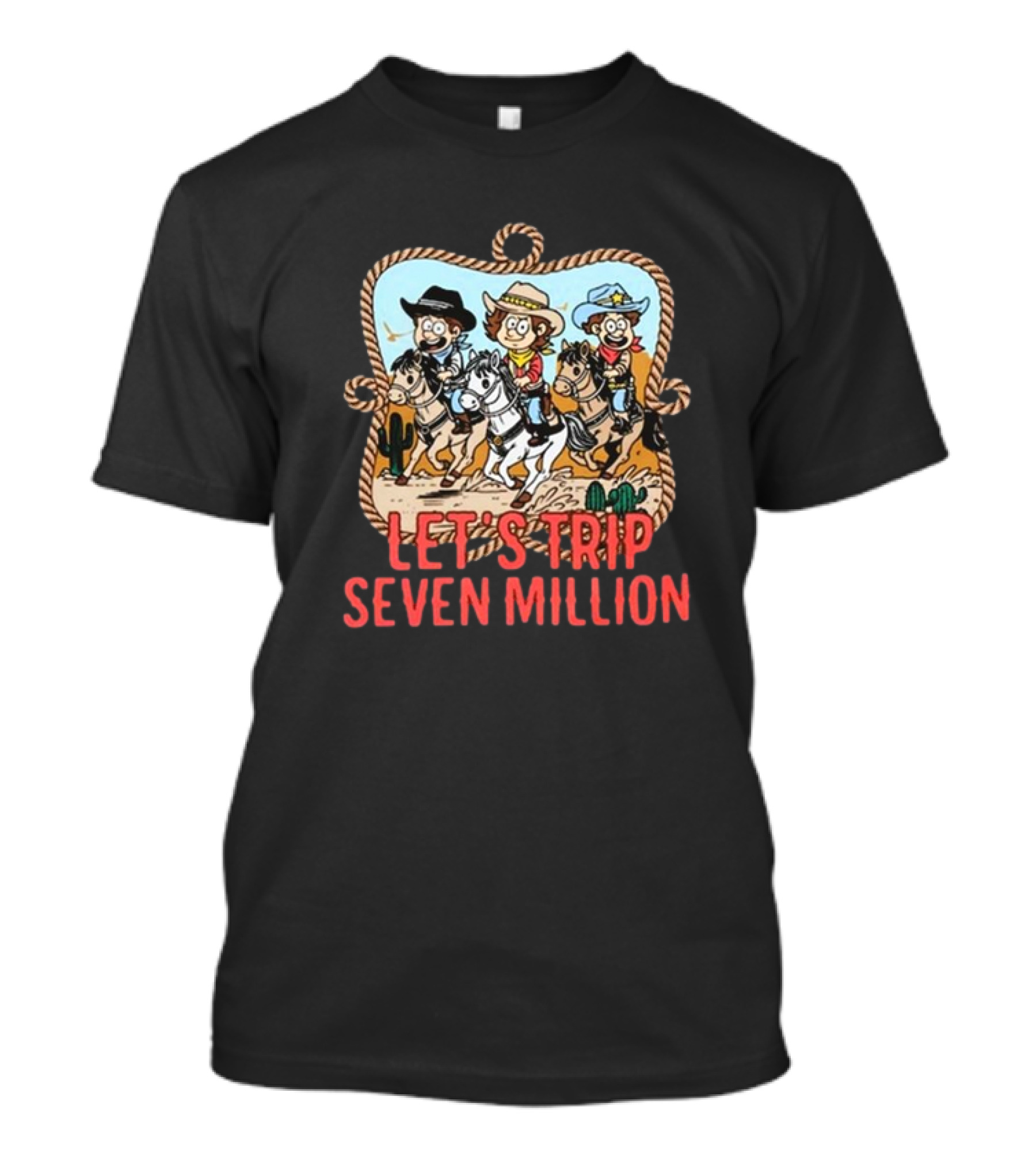Sturniolo Triplets Let's Trip Seven Million Cowboy Riding Adventure T-Shirt